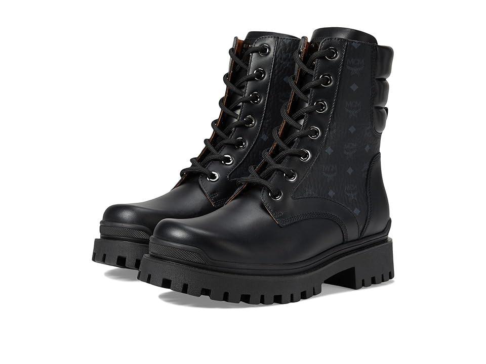 MCM Visetos Monogram Combat Boot Product Image