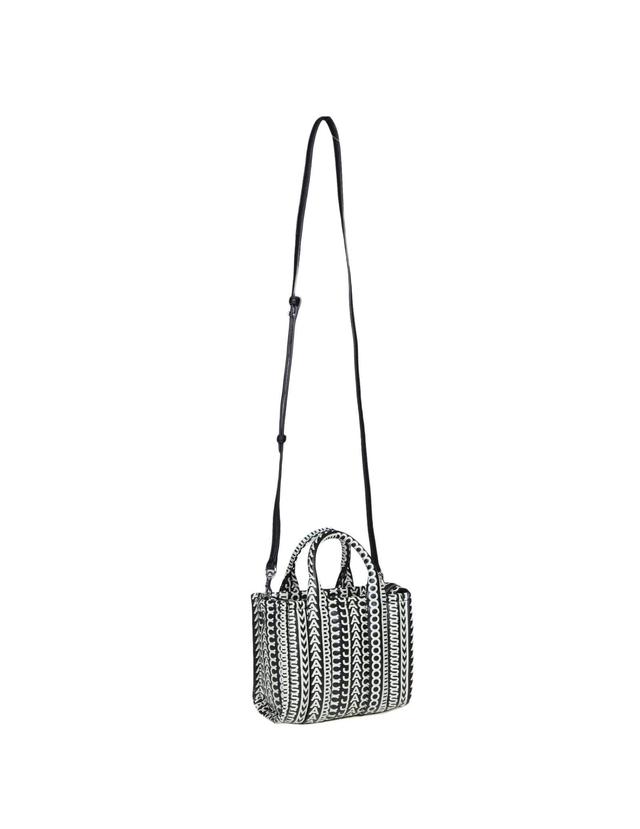 MARC JACOBS Micro Tote In Monogram Leather In Grey Product Image