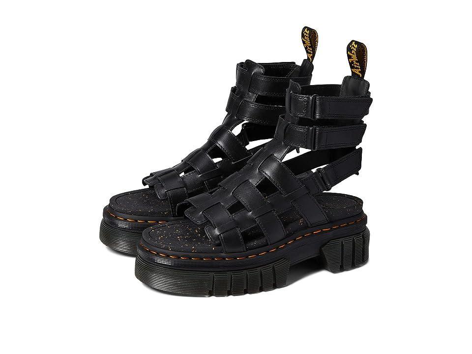 DR MARTENS Ricki Nappa Lux Leather Platform Gladiator Sandals Product Image