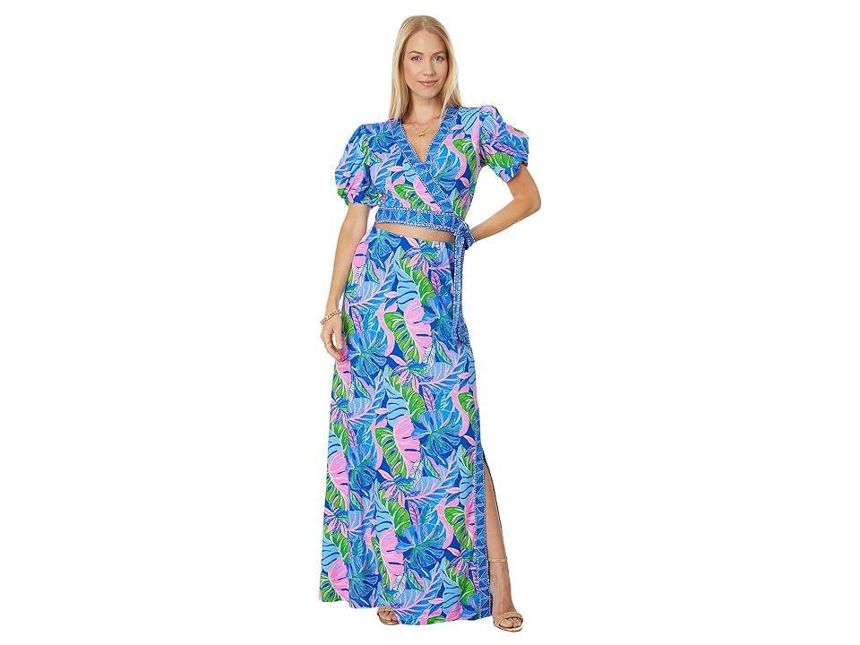 Lilly Pulitzer Sailynn Maxi Set Grotto Beleaf in Yourself Engineered Set) Women's Active Sets Product Image