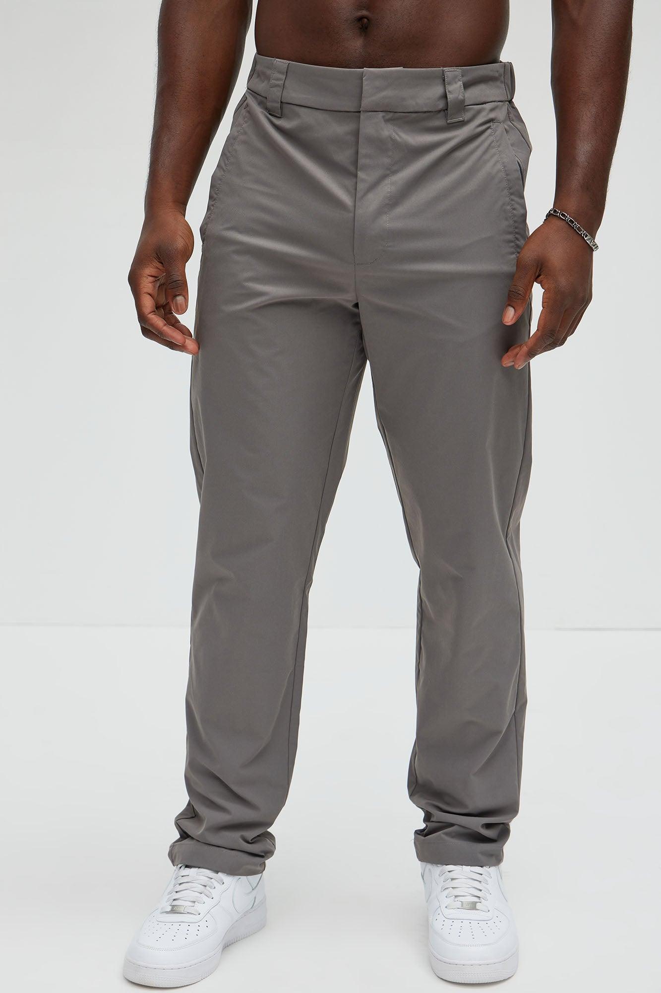 Ansel Hybrid Slim Commuter Pants - Charcoal Product Image