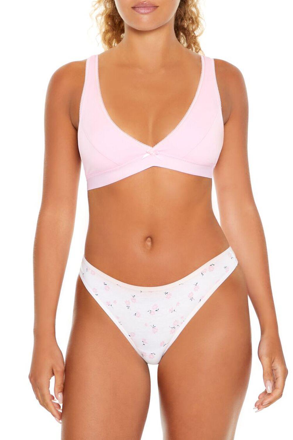 Floral Print Thong Panties | Forever 21 Product Image