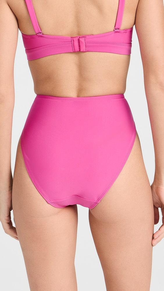 STYLEST DreamSculpt Tummy Control Bikini Bottoms Ultra Pink | Shopbop Product Image