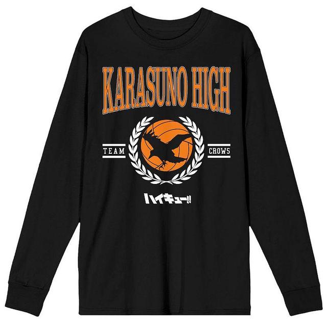 Mens Haikyu!! Karasuno High School Team Crows Graphic Tee Product Image