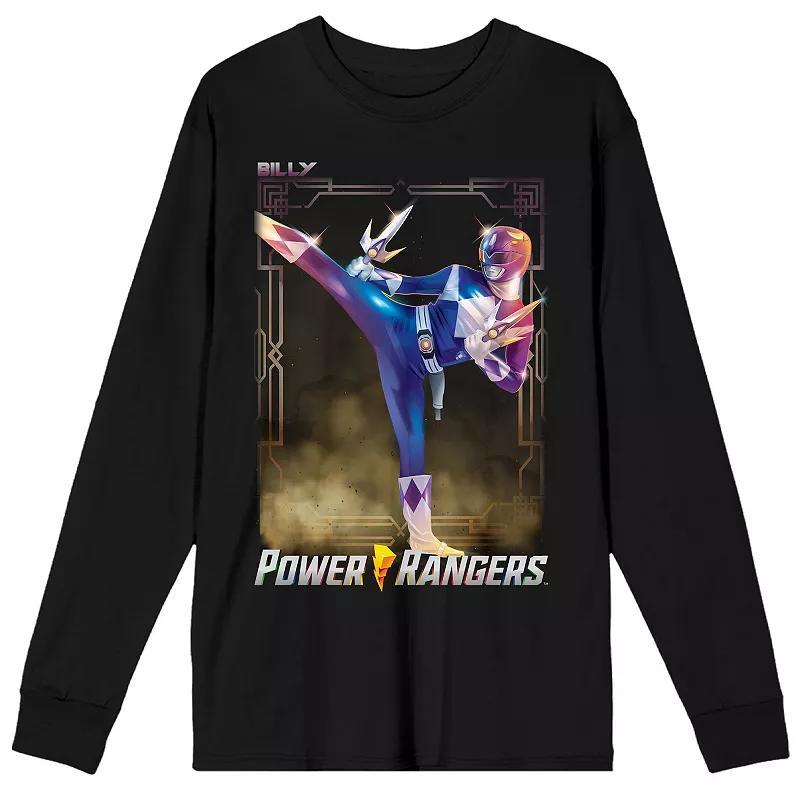 Men's Power Rangers Billy Long Sleeve T-Shirt Product Image