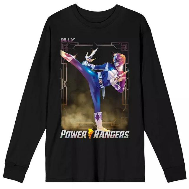 Men's Power Rangers Billy Long Sleeve T-Shirt Product Image