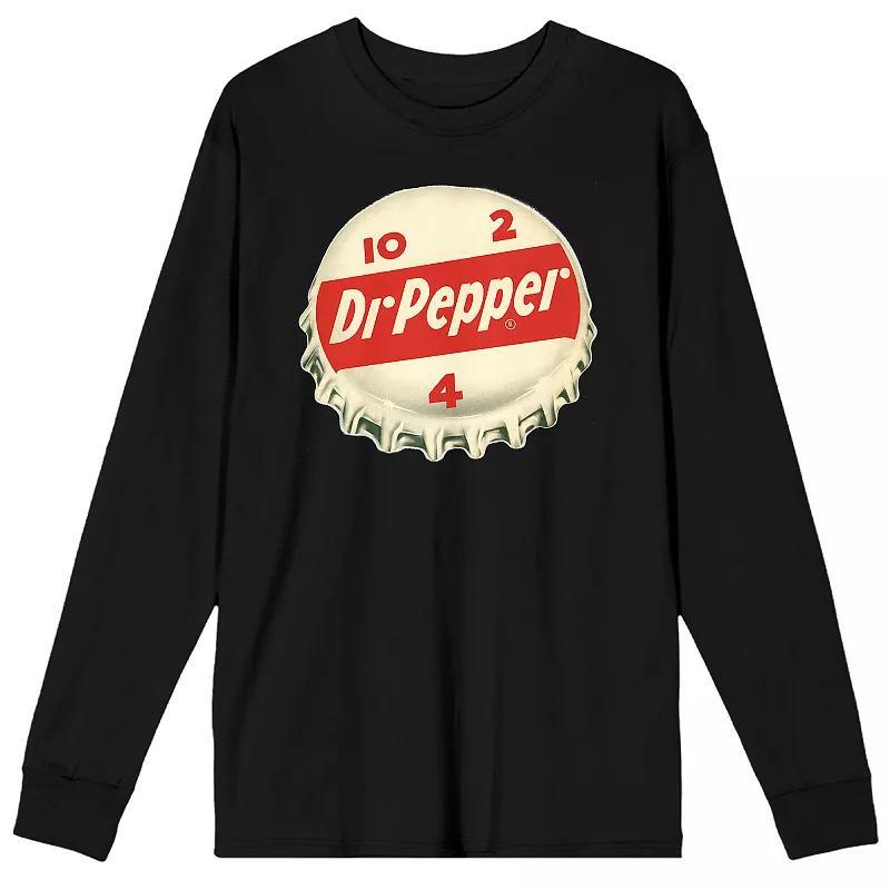 Mens Dr. Pepper Bottle Cap Graphic Tee Product Image