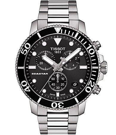 Tissot Seastar 1000 Blue-Dial Chronograph, 45.5mm Product Image