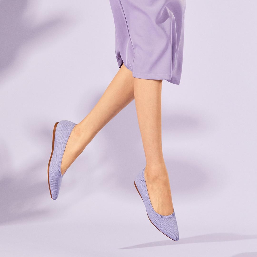 Pointed-Toe Ballet Flats (Aria 5°) Product Image