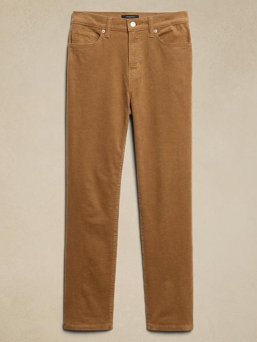 High-Rise Slim Corduroy Pant Product Image