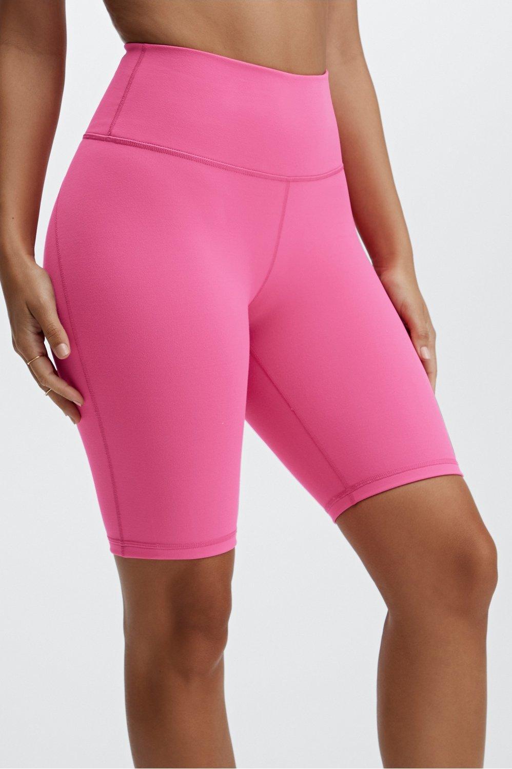 Fabletics Define High-Waisted 9 Short Womens pink Size S Product Image