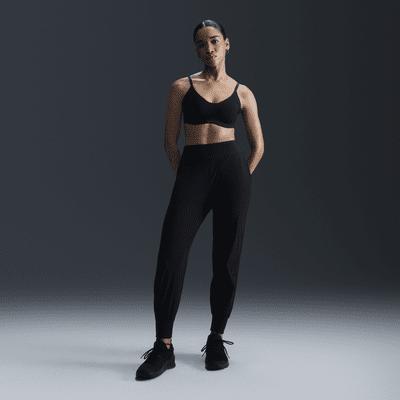 Nike Womens Dri-FIT Bliss Mid-Rise 7/8 Jogger Pants Product Image