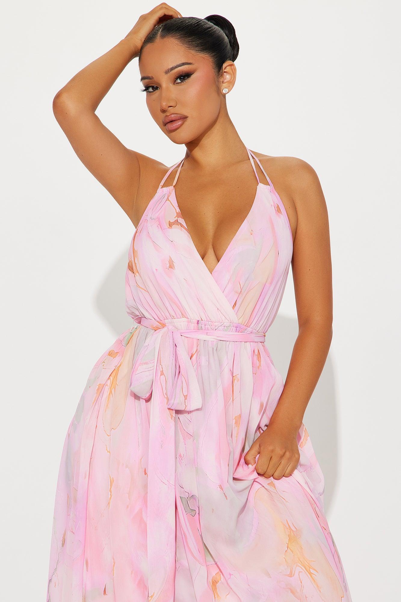 Pink Dreamland Maxi Dress - Pink Product Image