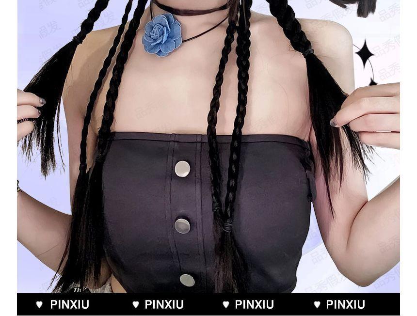 Bow Braided Hair Fringe Product Image