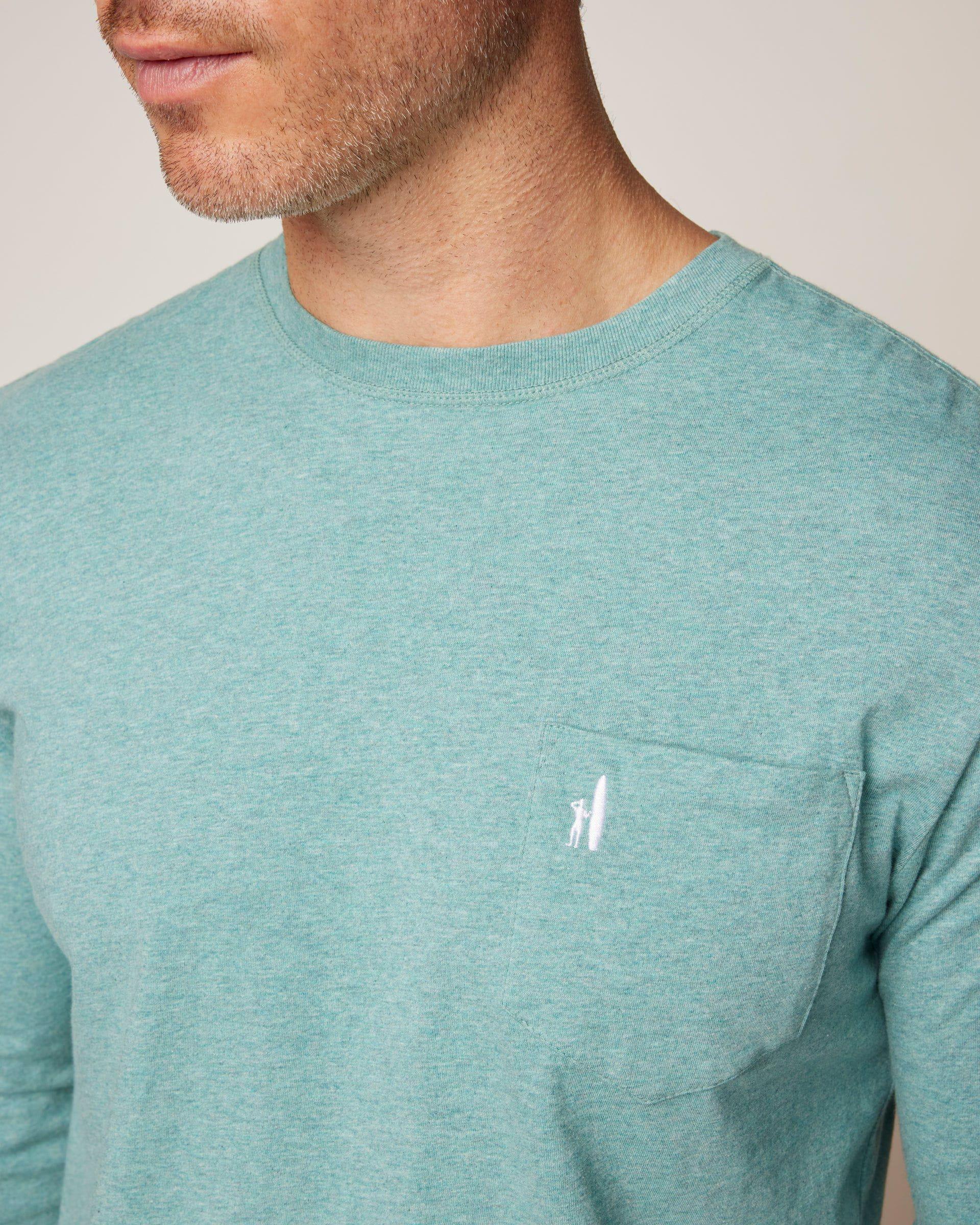 Heathered Brennan Long Sleeve T-Shirt Product Image