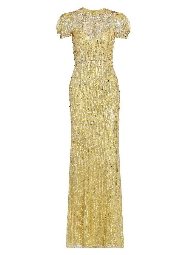 Womens Summer Party Aster Beaded Gown Product Image