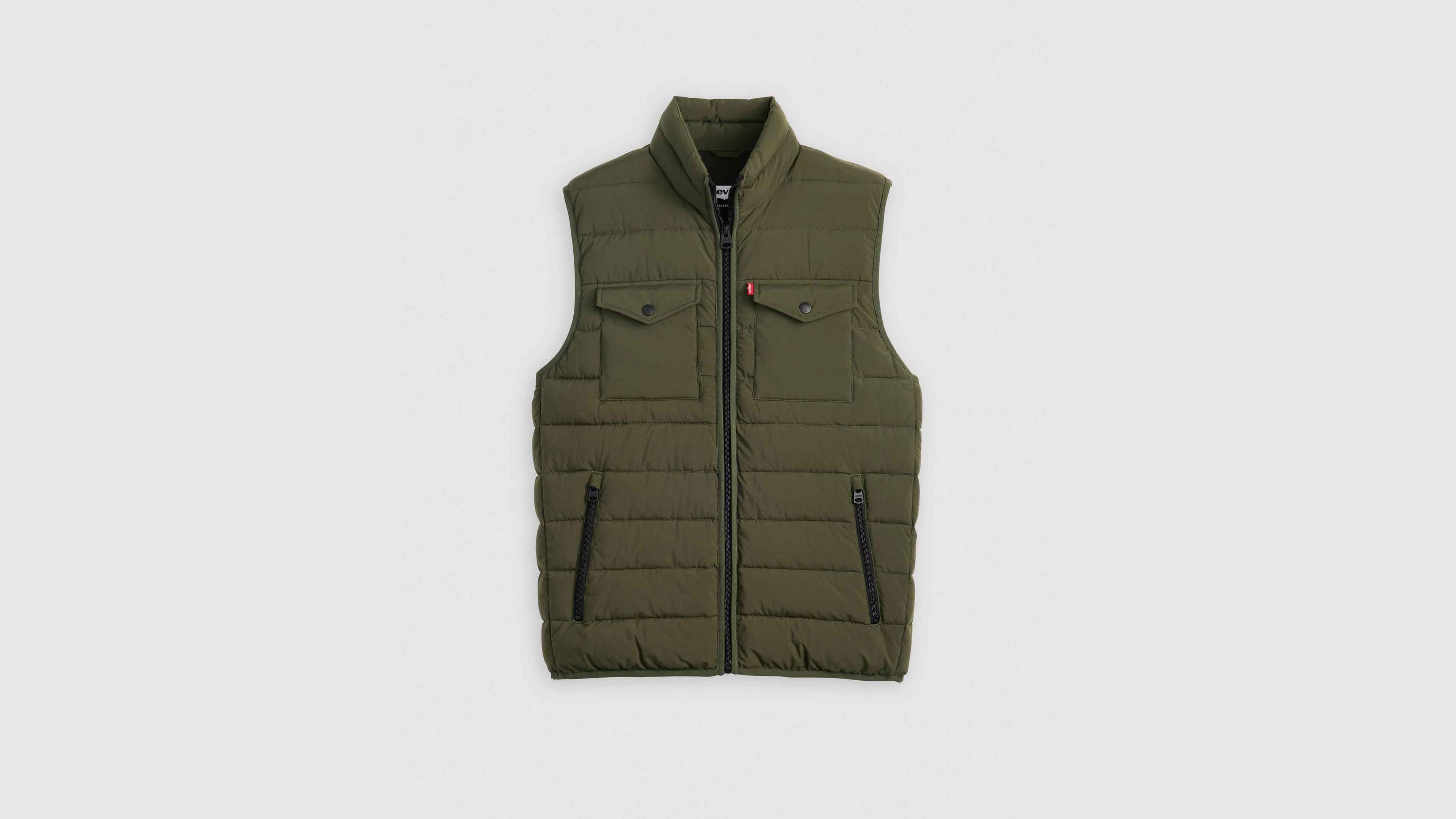 2 Chest Pocket Lightweight Quilted Vest Product Image