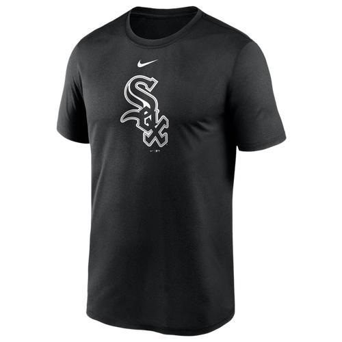 Nike Mens Nike White Sox Large Logo Legend T-Shirt - Mens Black/Black Product Image