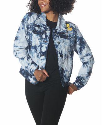 Members Only Womens Bull Denim Looney Tunes Trucker Jacket Product Image