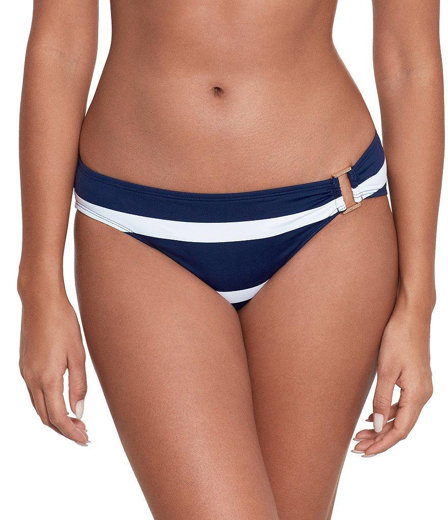 Lauren Ralph Lauren Mariner Stripe Ring Hipster Swim Bottom Product Image