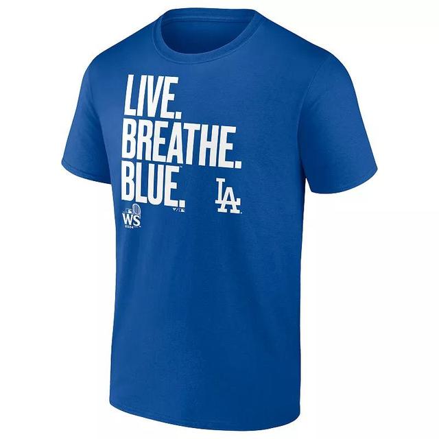 Mens Fanatics Los Angeles Dodgers World Series Participant Live Breathe T-Shirt Product Image