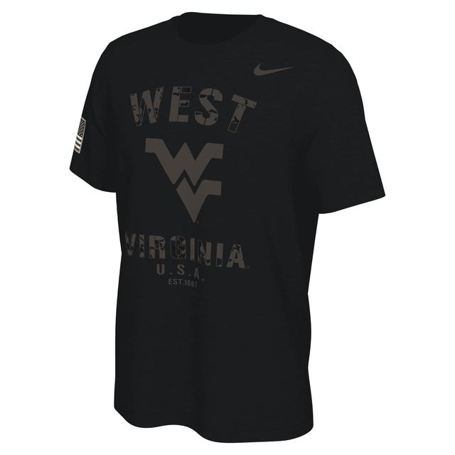 Nike Mens College (West Virginia) Graphic T-Shirt Product Image