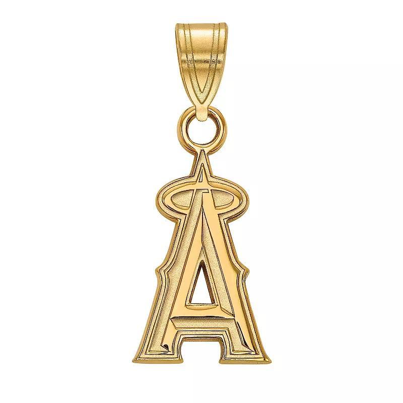 14k Gold LogoArt Los Angeles Angels of Anaheim Small Logo Pendant, Womens Product Image