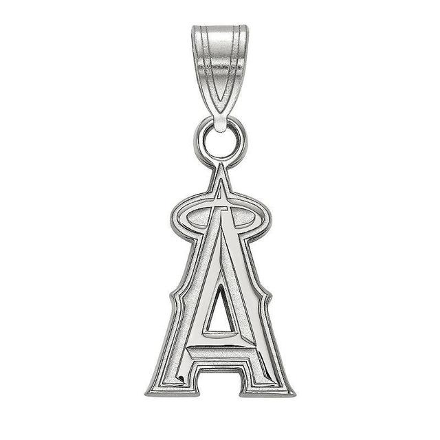 Sterling Silver LogoArt Los Angeles Angels of Anaheim Small Pendant, Womens Product Image