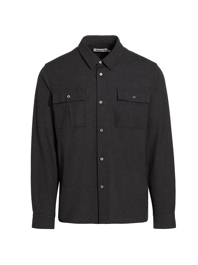 Mens Double-Face Shirt Jacket Product Image