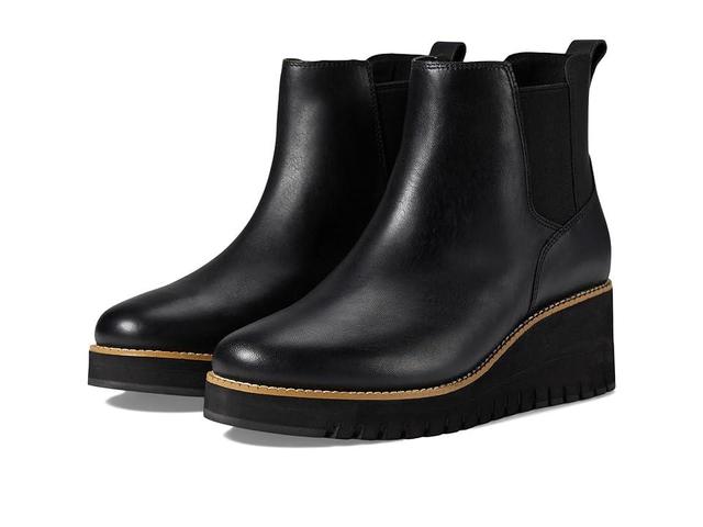 Cole Haan Zerogrand City Wedge Boot Waterproof (Waterproof Leather) Women's Shoes Product Image