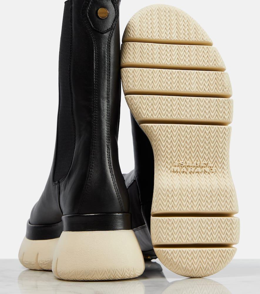 ISABEL MARANT Mecile Chelsea Boots In Black Product Image