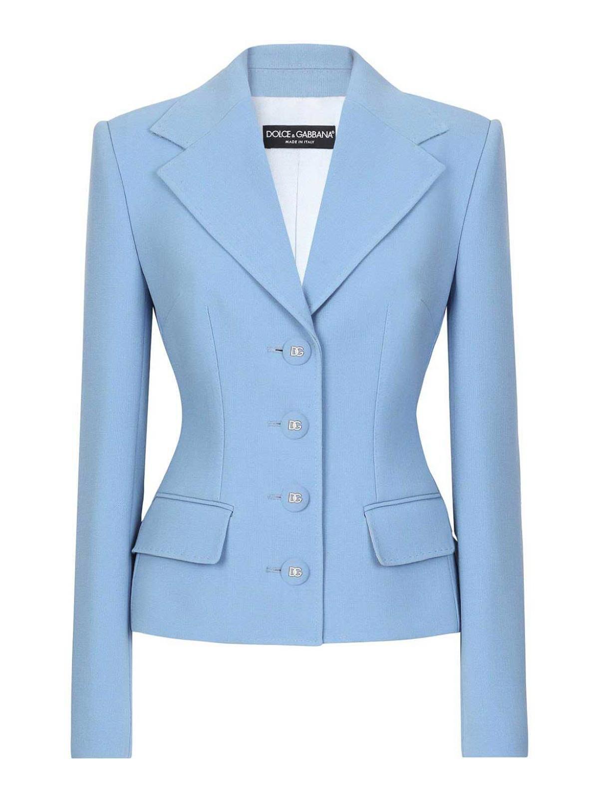 DOLCE & GABBANA Jacket In Blue Product Image