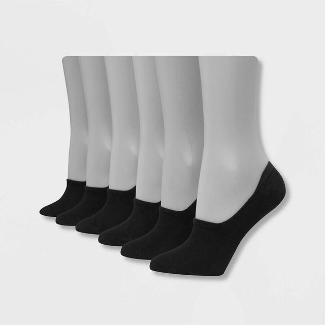 Hanes Performance Womens Extended Size Lightweight 6pk Liner Athletic Socks 8-12 Product Image