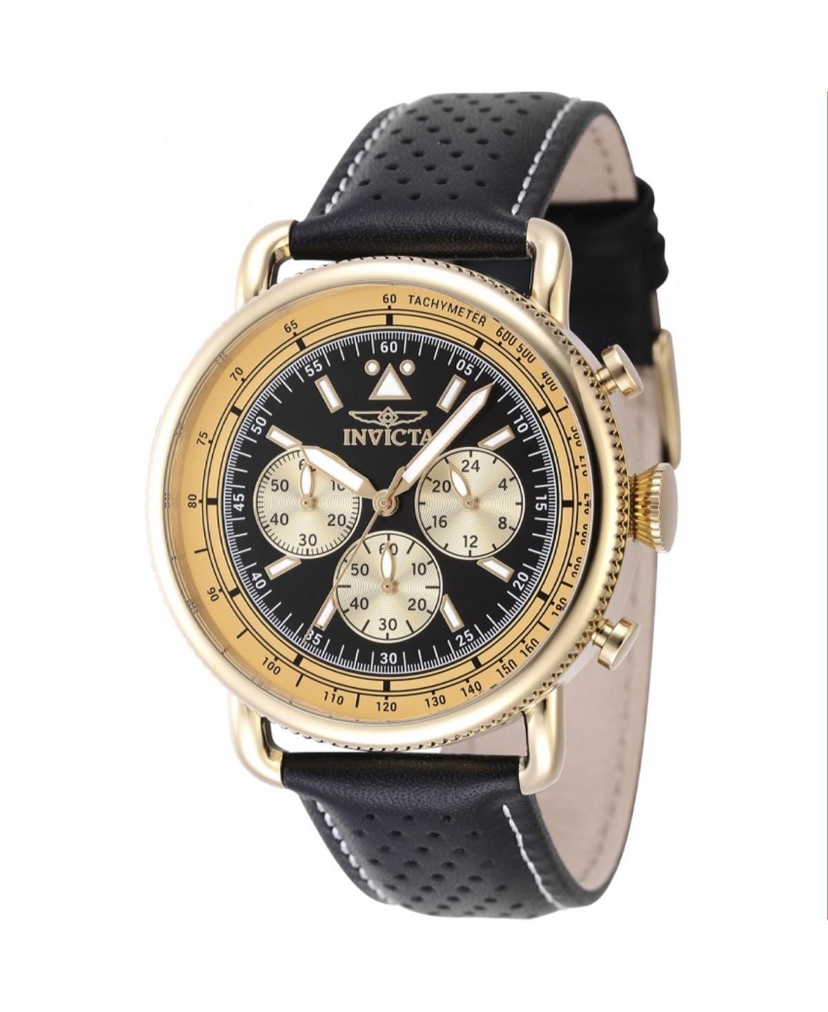 Invicta Mens 47366 Speedway Quartz Chronograph Black Dial Watch - Black Product Image