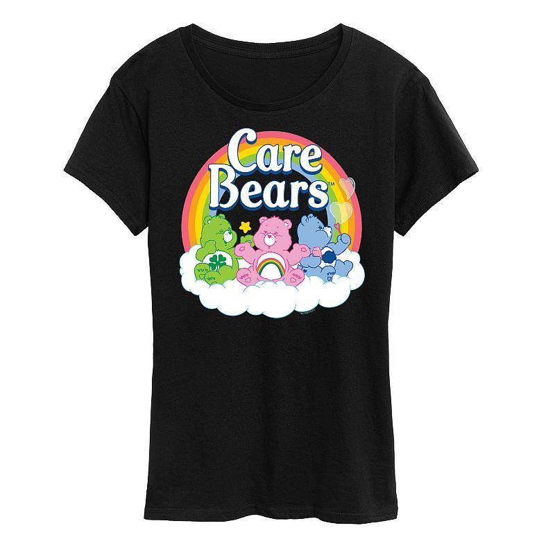 Womens Care Bears Logo Group Graphic Tee, Girls Product Image