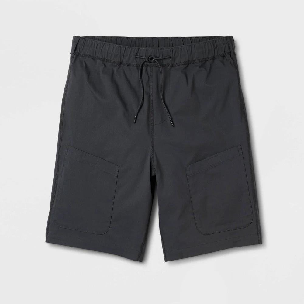 Mens Adaptive Seated Fit 9.5 Tech Chino Shorts - Goodfellow & Co Charcoal XS Product Image