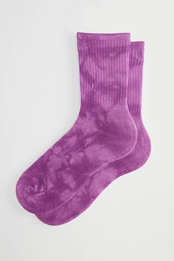 Tie-Dye Crew Sock Mens at Urban Outfitters Product Image