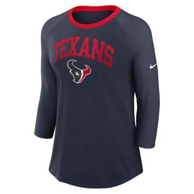 Houston Texans Women's Nike NFL 3/4-Sleeve T-Shirt Product Image