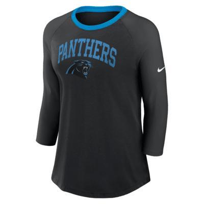 Carolina Panthers Women's Nike NFL 3/4-Sleeve T-Shirt Product Image