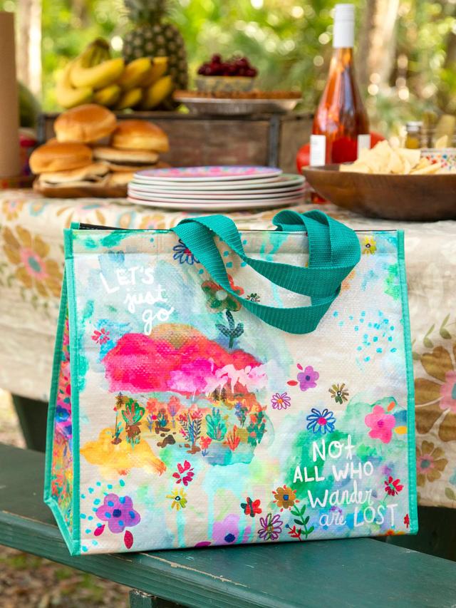 Insulated Cooler Tote - Let's Just Go Product Image