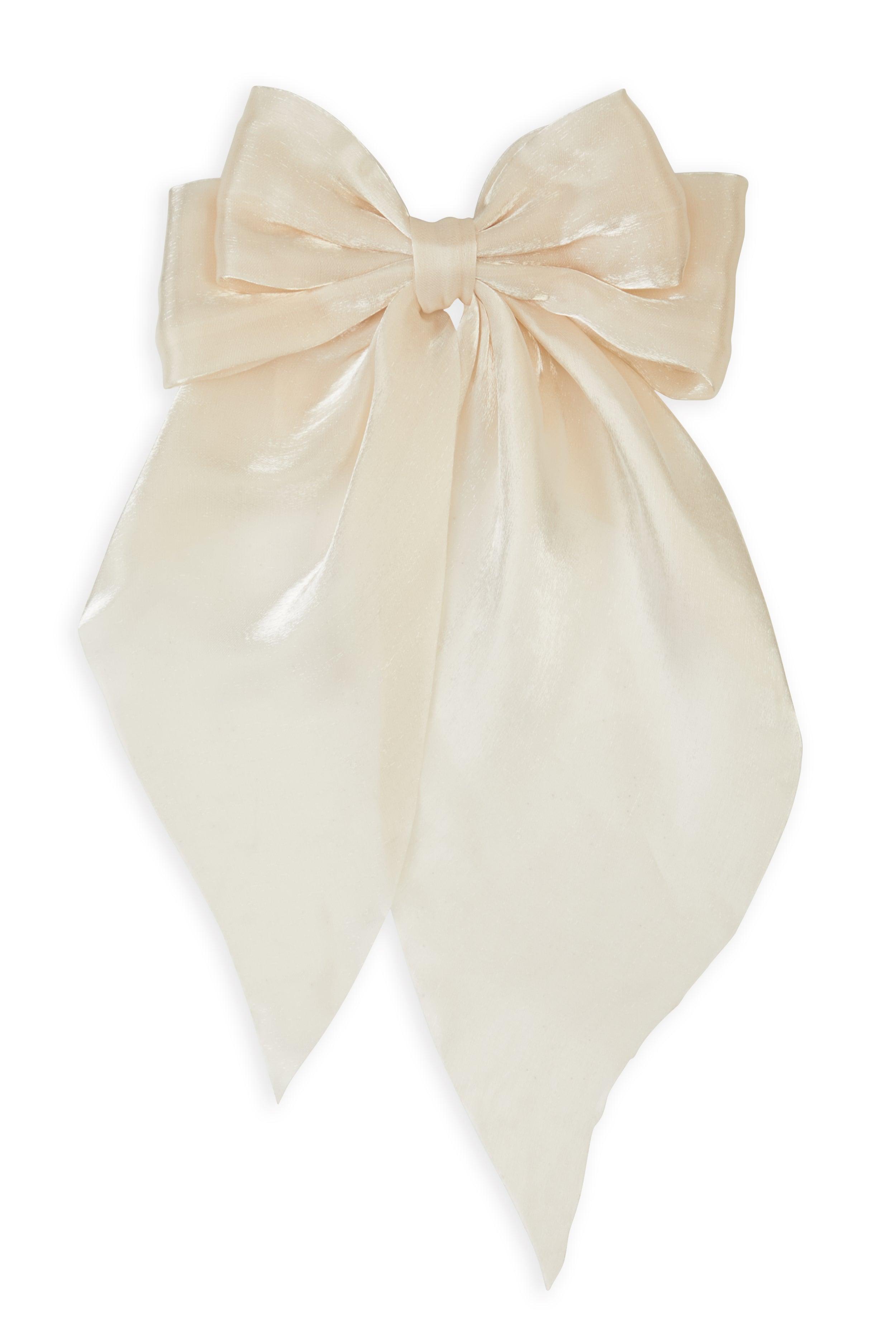 Chiffon Bow Hair Clip Female Product Image