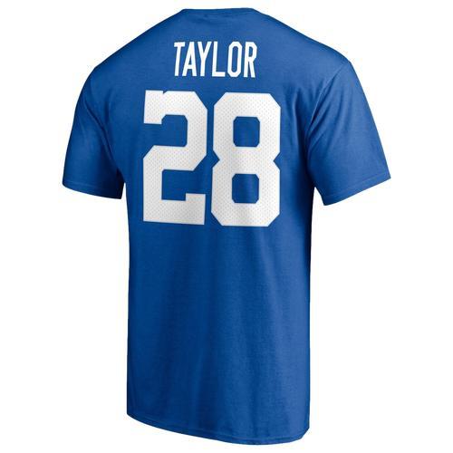 Fanatics Mens Jonathan Taylor Fanatics Colts Icon Name & Number T-Shirt - Mens Royal Product Image