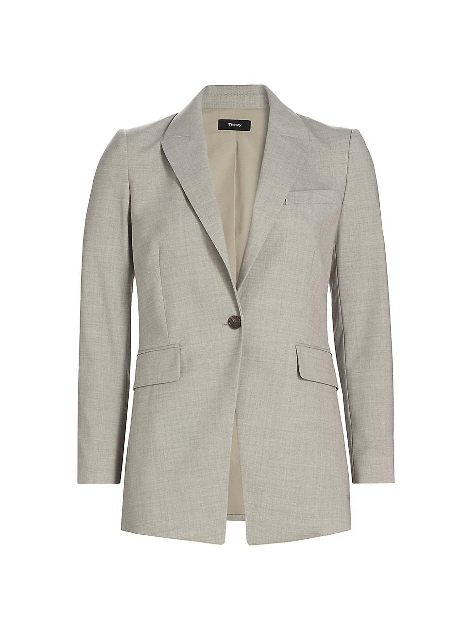 Womens Etiennette Wool-Blend Blazer Product Image