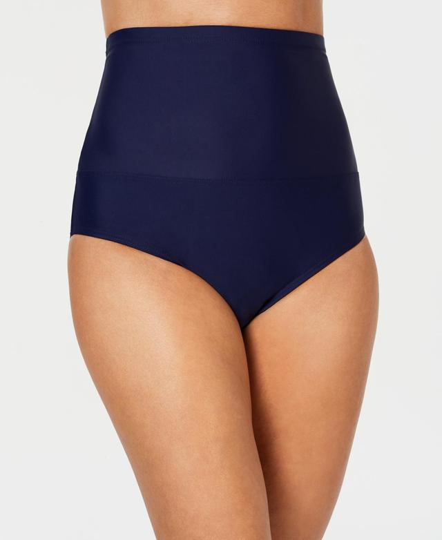 Island Escape High-Waist Tummy Control-Top Bikini Bottoms, Created for Macys Product Image