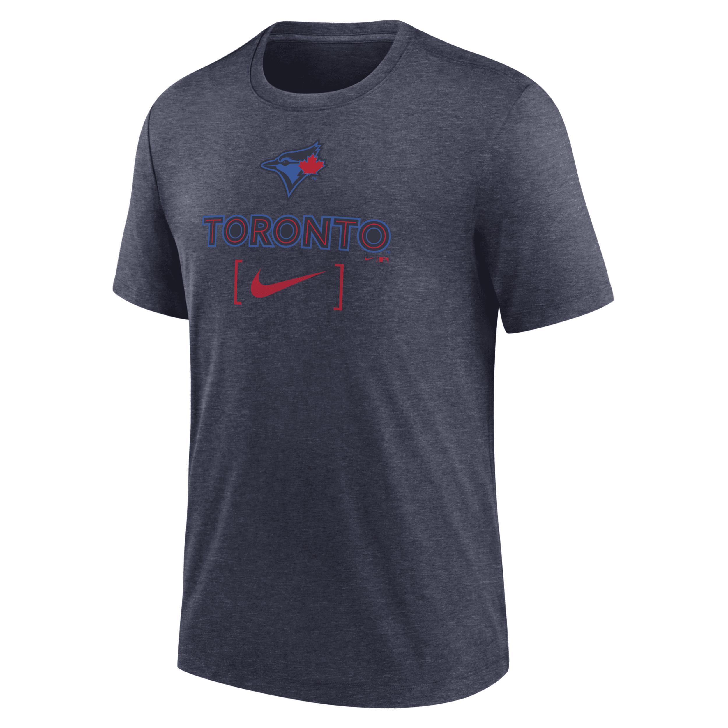 Mens Nike Heather Royal Philadelphia Phillies Swing Big Tri-Blend T-Shirt Product Image