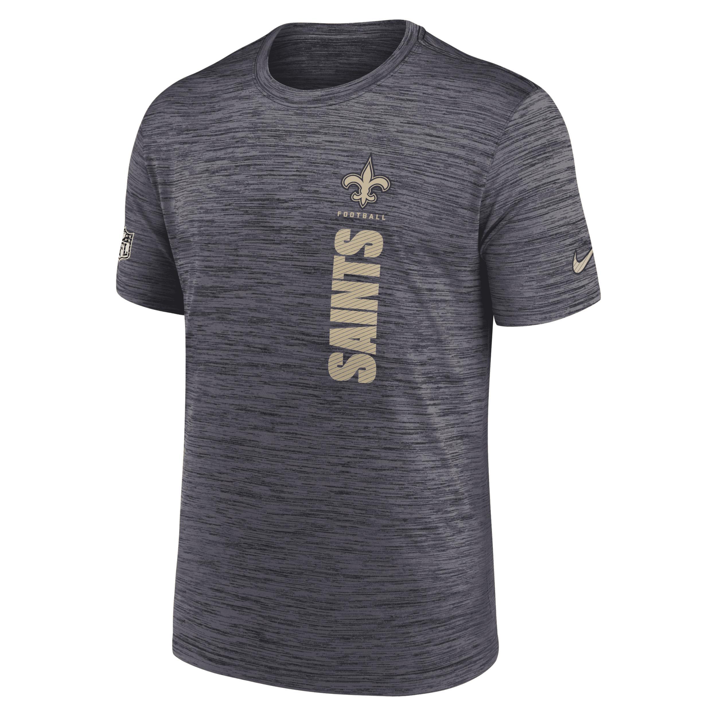 New Orleans Saints Sideline Velocity Nike Mens Dri-FIT NFL T-Shirt Product Image