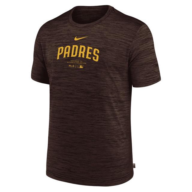 San Diego Padres Authentic Collection Practice Velocity Nike Men's Dri-FIT MLB T-Shirt Product Image