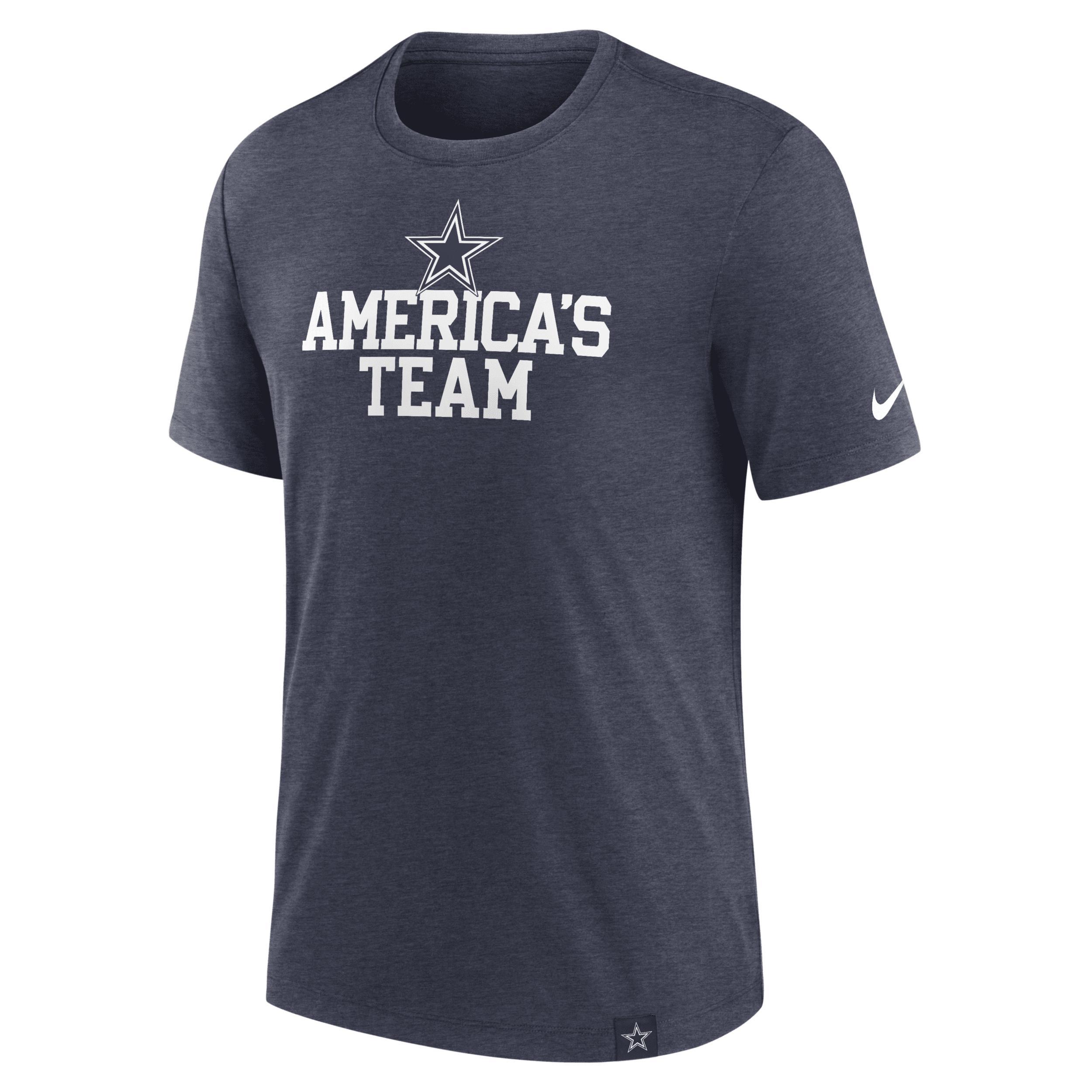 Mens Nike Royal Los Angeles Rams Blitz Tri-Blend T-Shirt Product Image