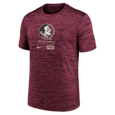 Florida State Seminoles Campus Center Block Velocity Nike Mens Dri-FIT College T-Shirt Product Image