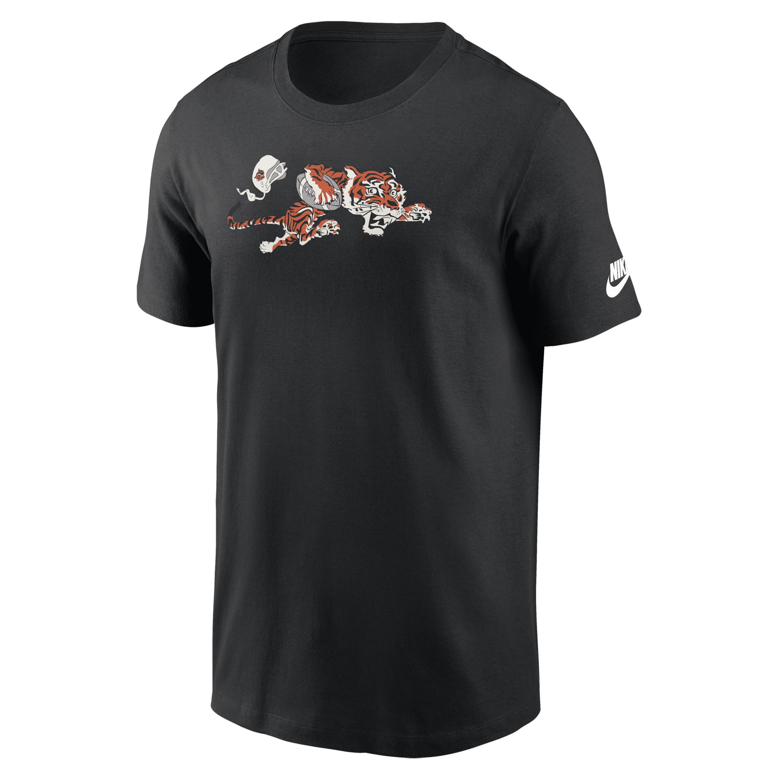 Cincinnati Bengals Rewind Logo Essential Nike Mens NFL T-Shirt Product Image